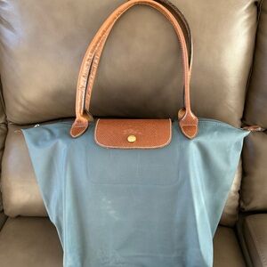 LONGCHAMP Le Pliage Original Tote Bag - Medium -long handles